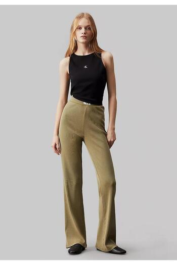 Calvin Klein WASHED RIB WOVEN LABEL PANT