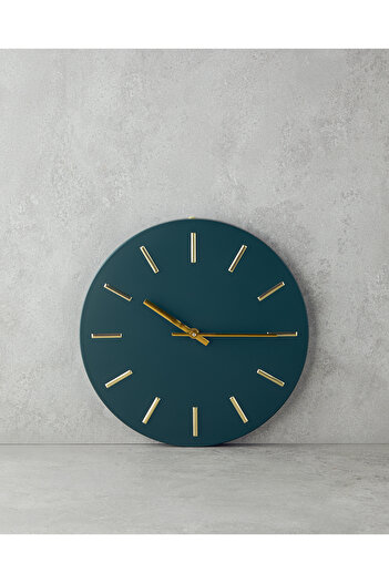 English Home Sylvia Metal Decorative Wall Clock Green