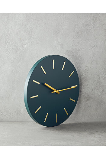 English Home Sylvia Metal Decorative Wall Clock Green