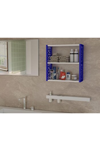 Remaks Terek Remaks 3Lü Duvar Rafı Mavi