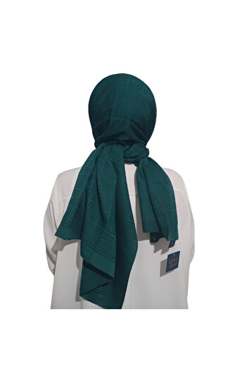 Levidor Blue Jacquard Shawl