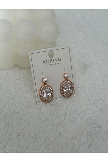HERCY Xuping Model Zircon Stone Dangle Earrings