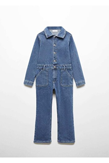 MANGO Kids Uzun denim tulum