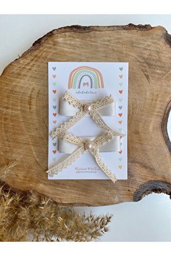 Miniminiksdesing Set of 2 Buckles with Lace Accessories