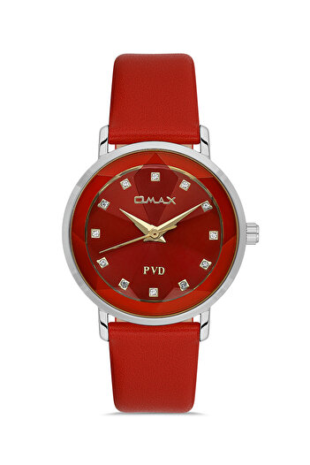 Omax Leather Women's Watches 00ZEC004IR06
