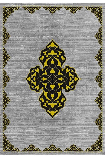 Kilimteks Digital Printed Non-Slip Base Washable Set of 2 Bathroom Carpet Mat Toilet Seat Set Kt-kzsd-1085