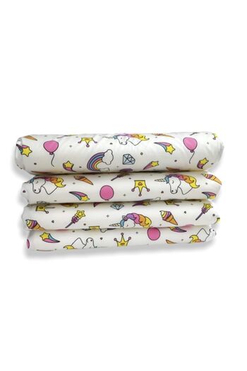 Bebek Özel Baby Kids (4 PIECES) Edge Protection 70x120 Park Barrier Bumper For Crib