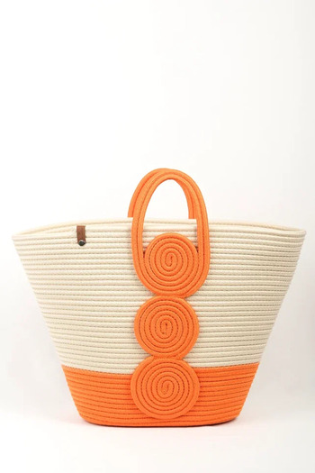 MaVaux Vanillia Large Handmade Jute Beach Bag