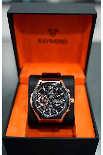 Raymond Men's Leather Wristwatch - Stylish and Comfortable