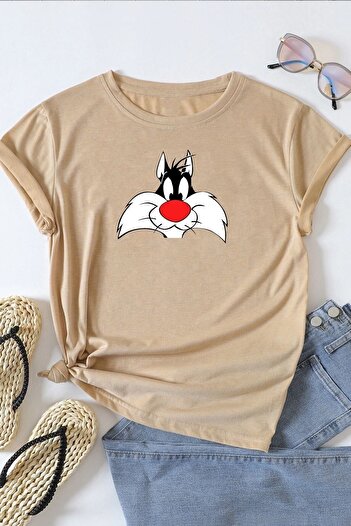 trendypassion Μπλουζάκι Unisex Sylvester Printed
