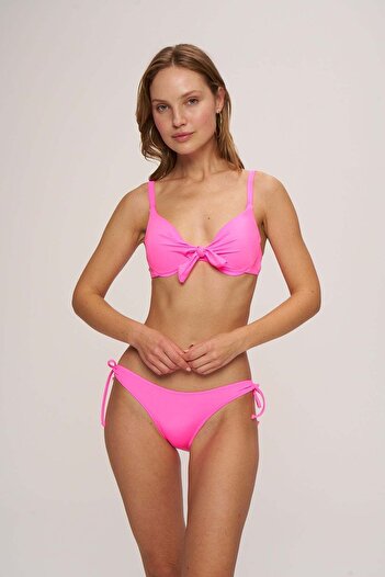 Pierre Cardin Neon Wedge Padded and LacedBikiniSet