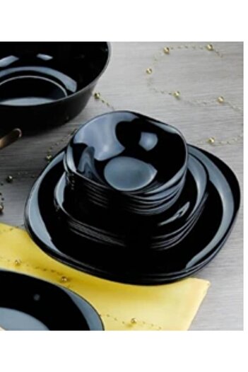 Luminarc Carine Noir Black Soup Bowl 6 Pieces 14 Cm Bowl