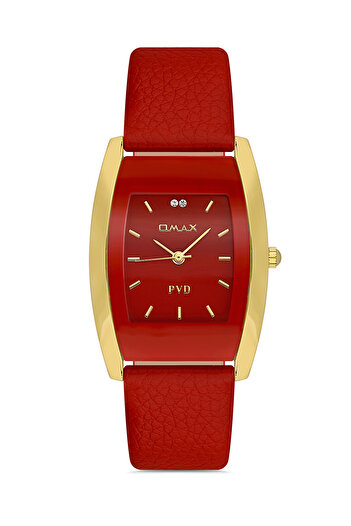 Omax 00CE0019QR86 Model Leather Women's Watch