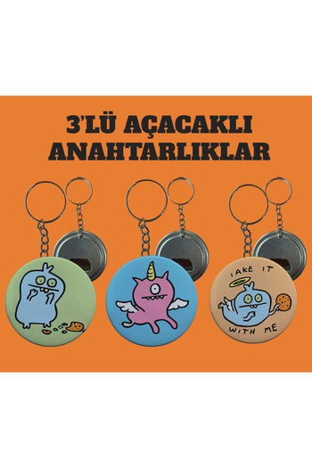 rakkun shop Monster Series 3-Piece Set with Switch and Opener
