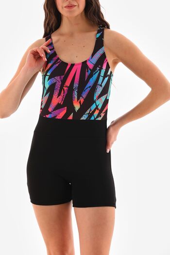 segiza Patterned Shorts Jumpsuit - Swimsuit