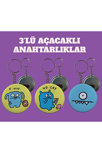 rakkun shop Monster Series 3-Piece Set with Switch and Opener
