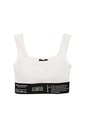 Quzu Athlete - Rubber Detailed Crop Top