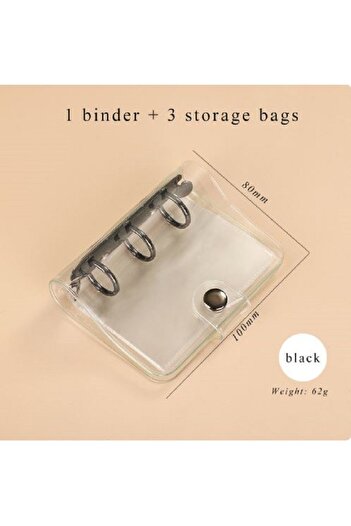 SF SCRAPBOOK KIRTASİYE Mini Scrapbooking Binder - With PVC Cover Journal Wire (No Notebook)