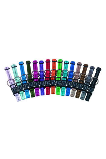 Nobby Soft Textured m L Dog Collar - Double Layer and Double Stitching