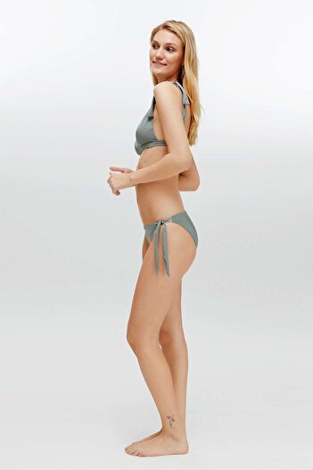U.S. Polo Assn. Women's Khaki Bikini Set