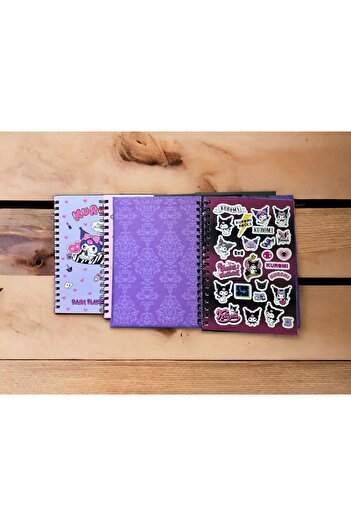 GiFi CHROME 5 PAGE PLANNING NOTEBOOK WITH STCIKER
