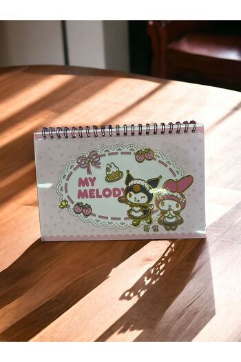 Kromi Sticker Notebook with Pink Cover My Melody