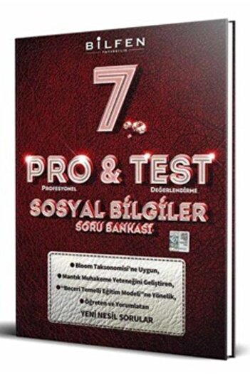 Bilfen Yayıncılık Bilfen Protest 7. Sınıf Sosyal Bilgiler Soru Bankası 2023-2024 Müfredat