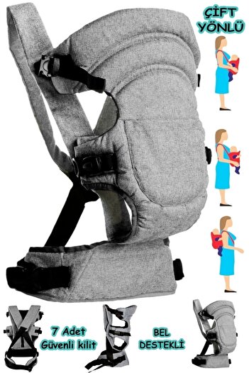 USF Double-Way Baby Carrier Kangaroo Ergonomic Baby Carrier Kangaroo with Waist Support