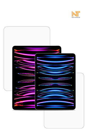 Nezih Case Apple İpad Pro M4 13 inç 2024 Uyumlu Güçlendirilmiş Flexible Nano Ekran Koruyucu