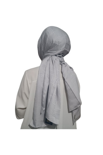 Levidor Blue Jacquard Shawl