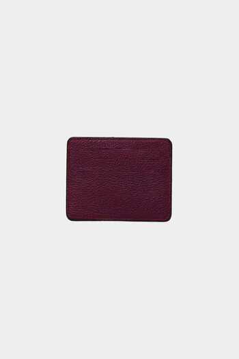 Grande 0530 Plum - Genuine Leather, Super Slim, Unisex Card Holder