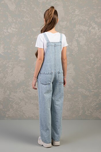 DMB BOYS & GIRLS Cotton Jeans overalls for girls