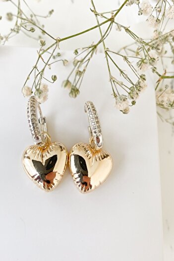 Pretty Vip Series Bubble Charm Heart Earrings