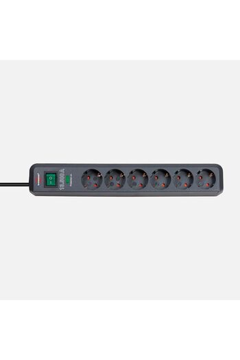 Brennenstuhl Eco Line 6 قطع 13.500 أمبير مقبس تبديل محمي