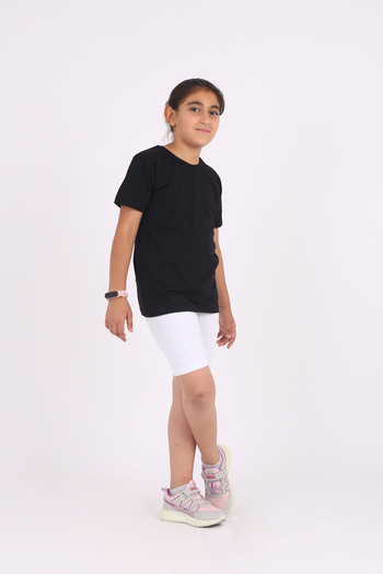 Çiggo Kids Children's Basic Cotton And Lycra Short Summer Tights