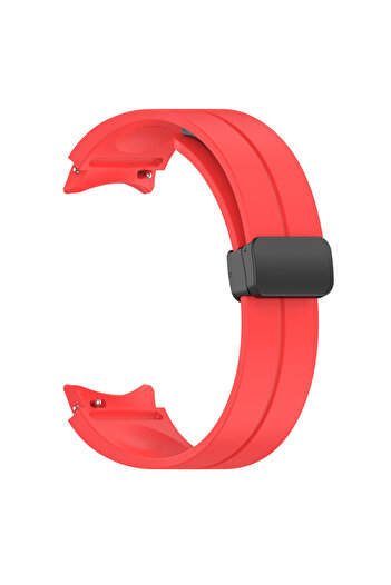 khila Galaxy Watch 5 44mm - Red Compatible Krd-84 Band