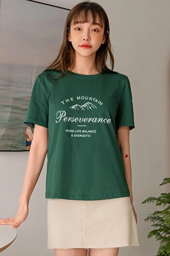 trendypassion Μπλουζάκι Unisex The Mountain Printed Design