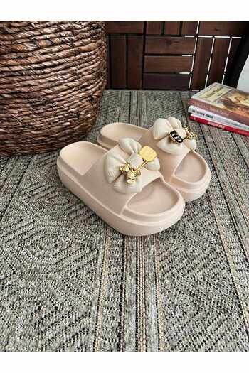 Behtah Kundura Yeezy Slide Slippers - High Thick Sole, Summer Casual Slippers for Garden, Beach, Pool and Sea