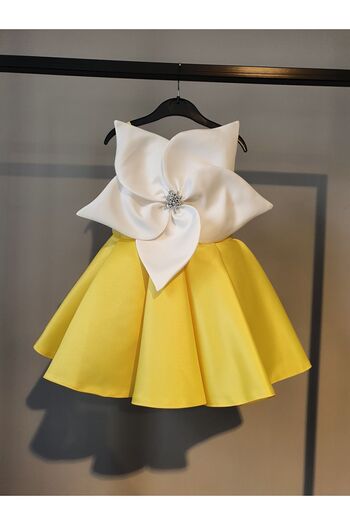 SCSTİL Yellow Orchid Dress