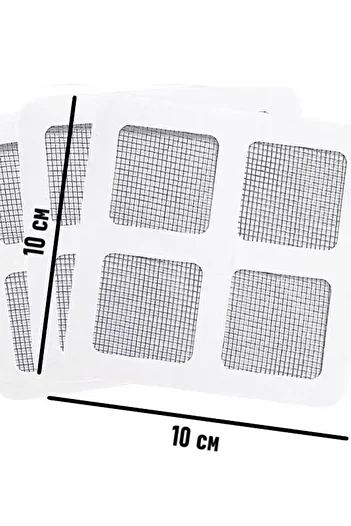 TechnoStation 5 Pieces of Bathroom Drain - Adhesive, Hair Collector and Insect Protector Strainer