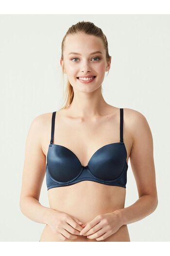 U.S. Polo Assn. - Sutien complet pentru femei, albastru bleumarin, fără frunte 66141