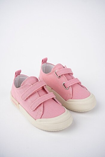 McDark Children's Pink Linen Lighted Orthopedic Sports Shoes