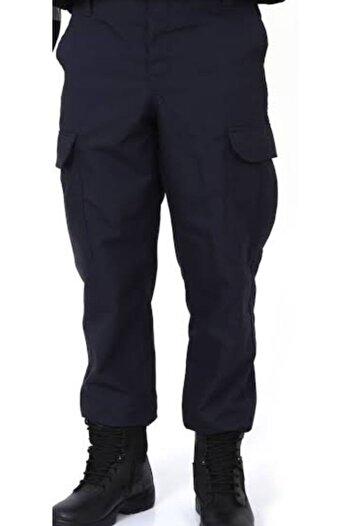 BeyzDenim navy blue gendarmerie and regular wear thermal fleece cargo pants