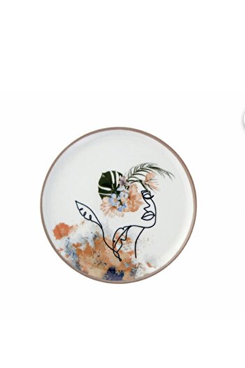 Porland Kedv Flat Plate 20 cm 6-Piece Plate Cake Set