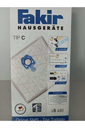 Fakir Prestige Type C Dust Bag