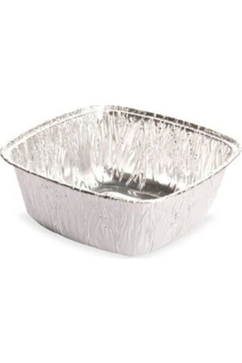 ERSİN AMBALAJ Aluminum Rice Pudding Bowl Dessert Bowl Ashura Bowl 11x11 Mm 100 Pieces