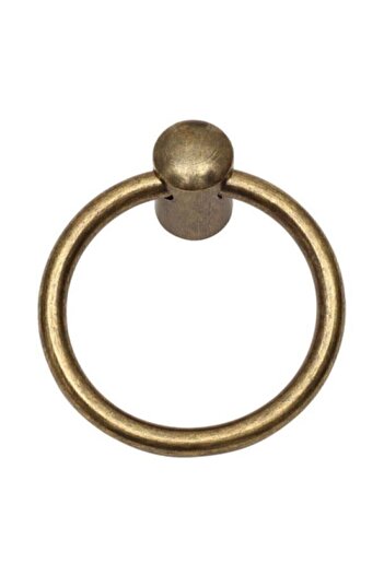 Lina Modeluri de mâner cu inel pendul Inel unic Galben antic 6 Cm Diametru