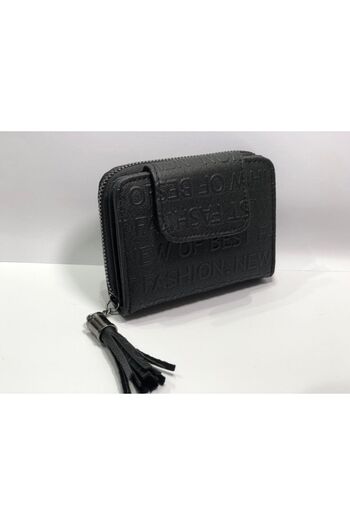 Derin Can Butik Siyah New Of Best Fashion Çok Gözlü Küçük Cüzdan