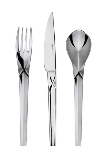 Hisar Çah 36 Pieces - 6 Person Fork Spoon Knife Set