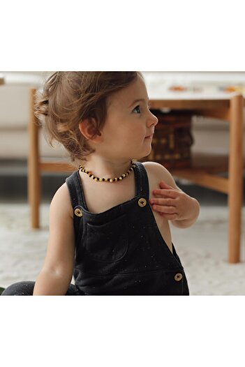 TESBİHCİBABA Therapy Model Kehribar Bebek Diş Kolyesi, Bebeklere Hediye Kolye